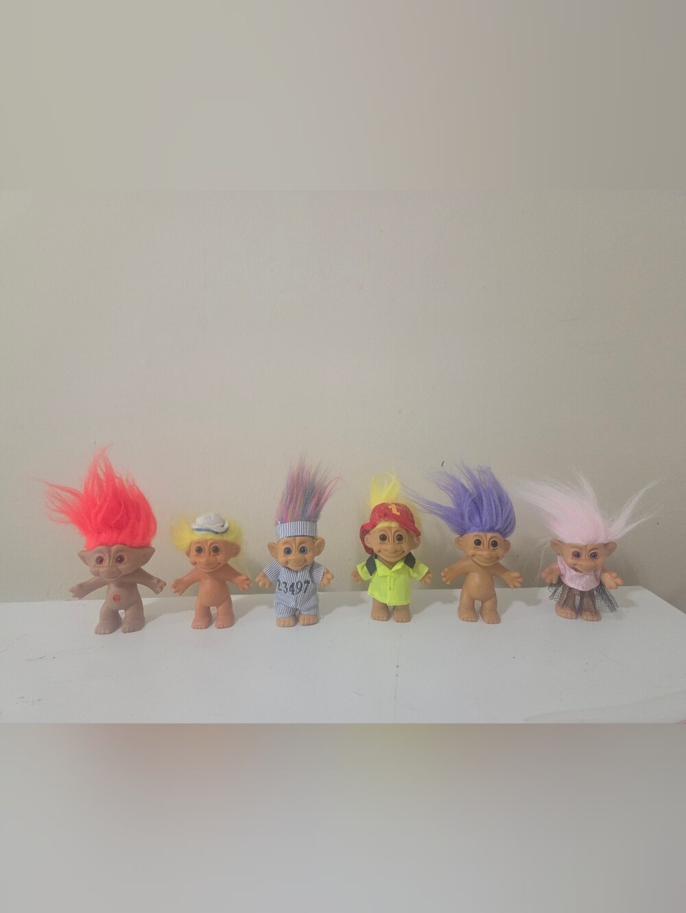 Russ And Ace Novvelty Trolls Set Of 6